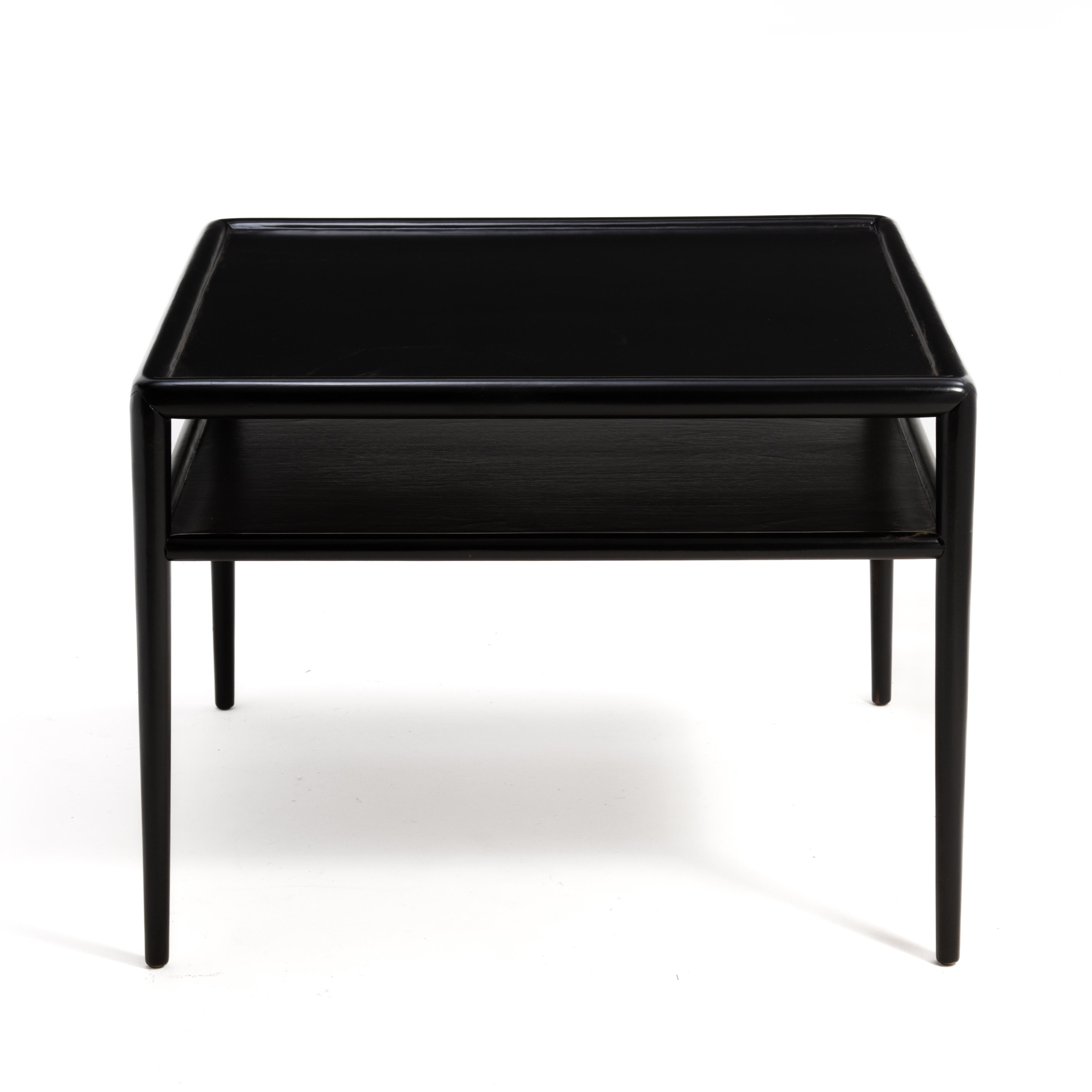 T.H. Robsjohn Gibbings Widdicomb Square Side End Tables Model 1781 1950s a Pair For Sale 3
