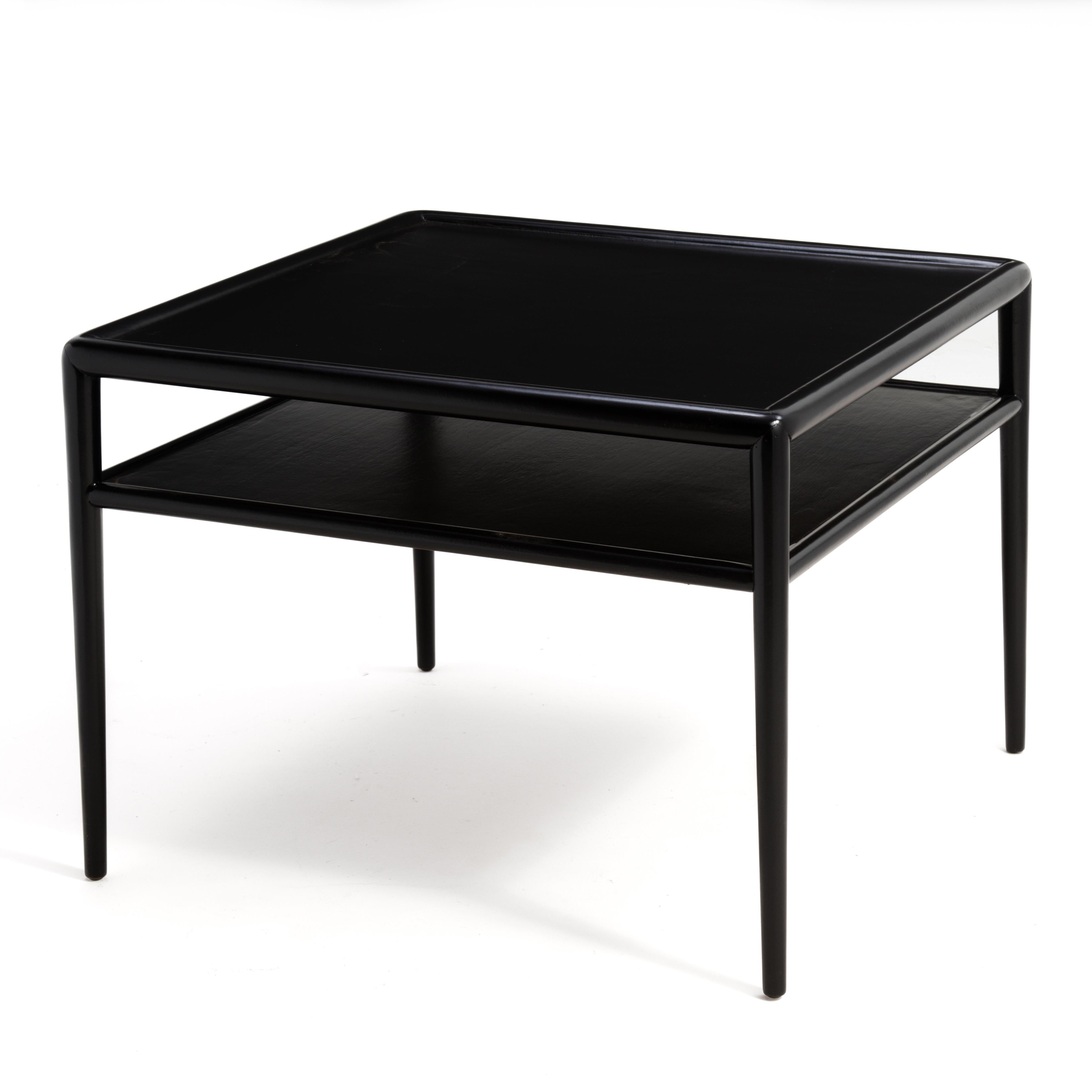 T.H. Robsjohn Gibbings Widdicomb Square Side End Tables Model 1781 1950s a Pair For Sale 4