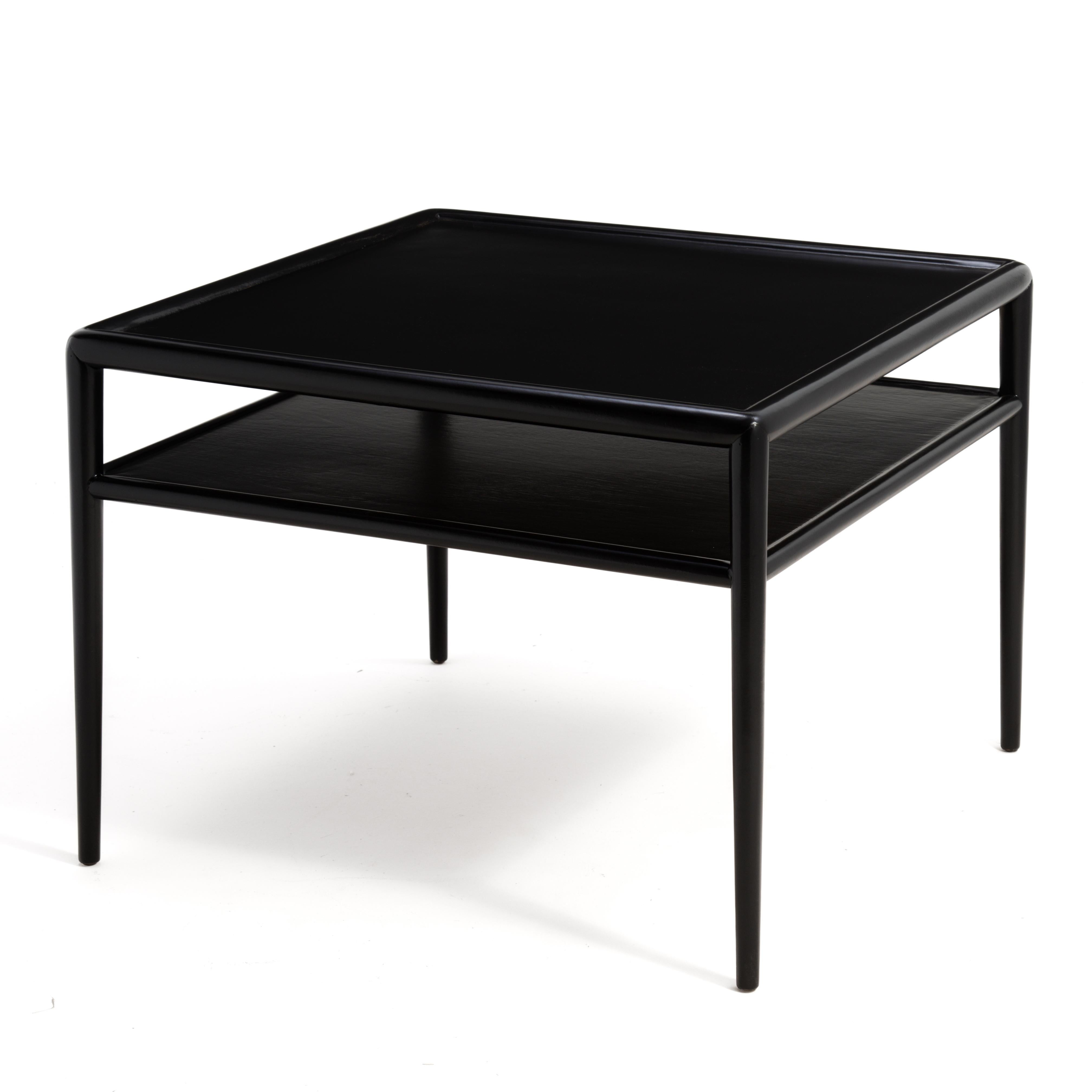 T.H. Robsjohn Gibbings Widdicomb Square Side End Tables Model 1781 1950s a Pair For Sale 5