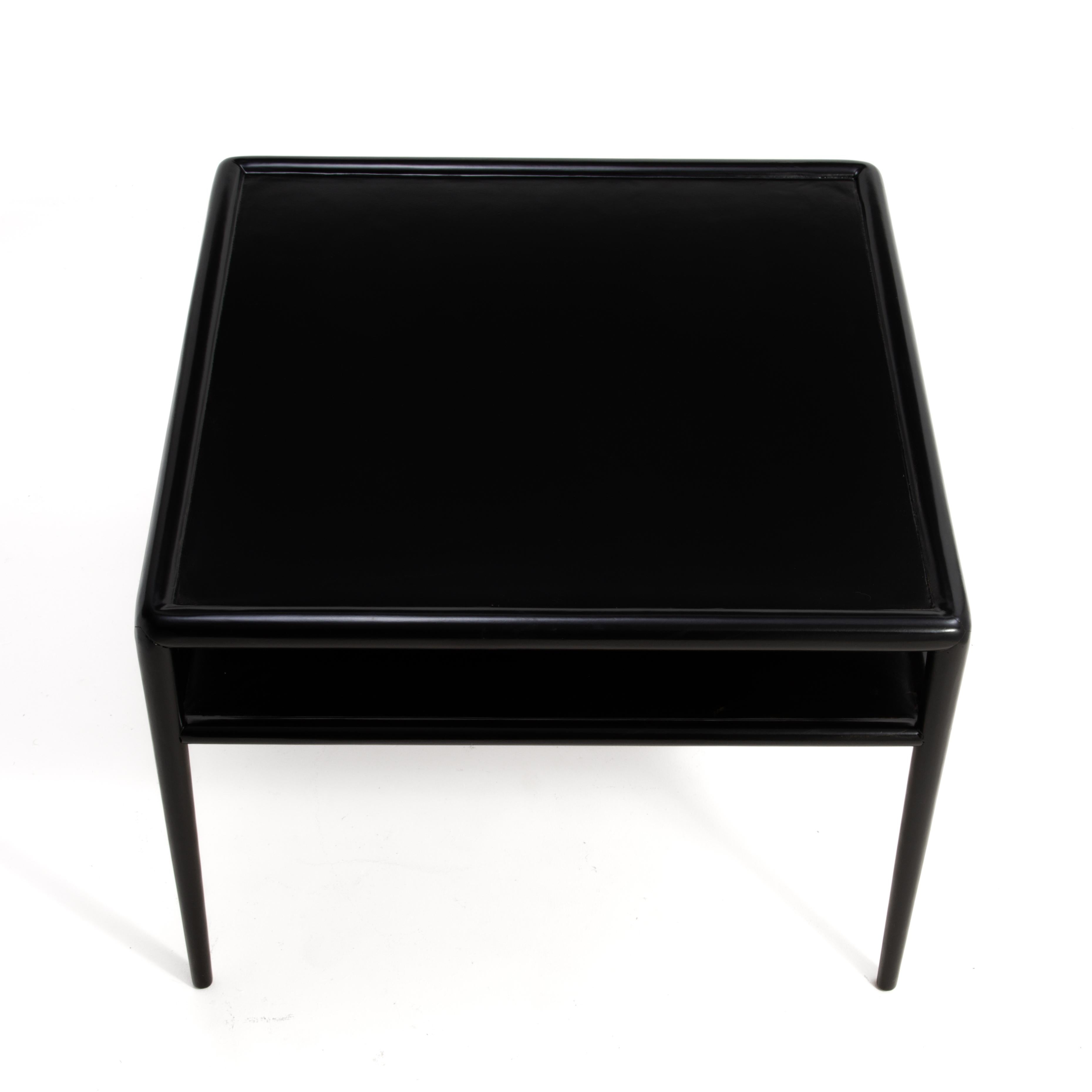 T.H. Robsjohn Gibbings Widdicomb Square Side End Tables Model 1781 1950s a Pair For Sale 8