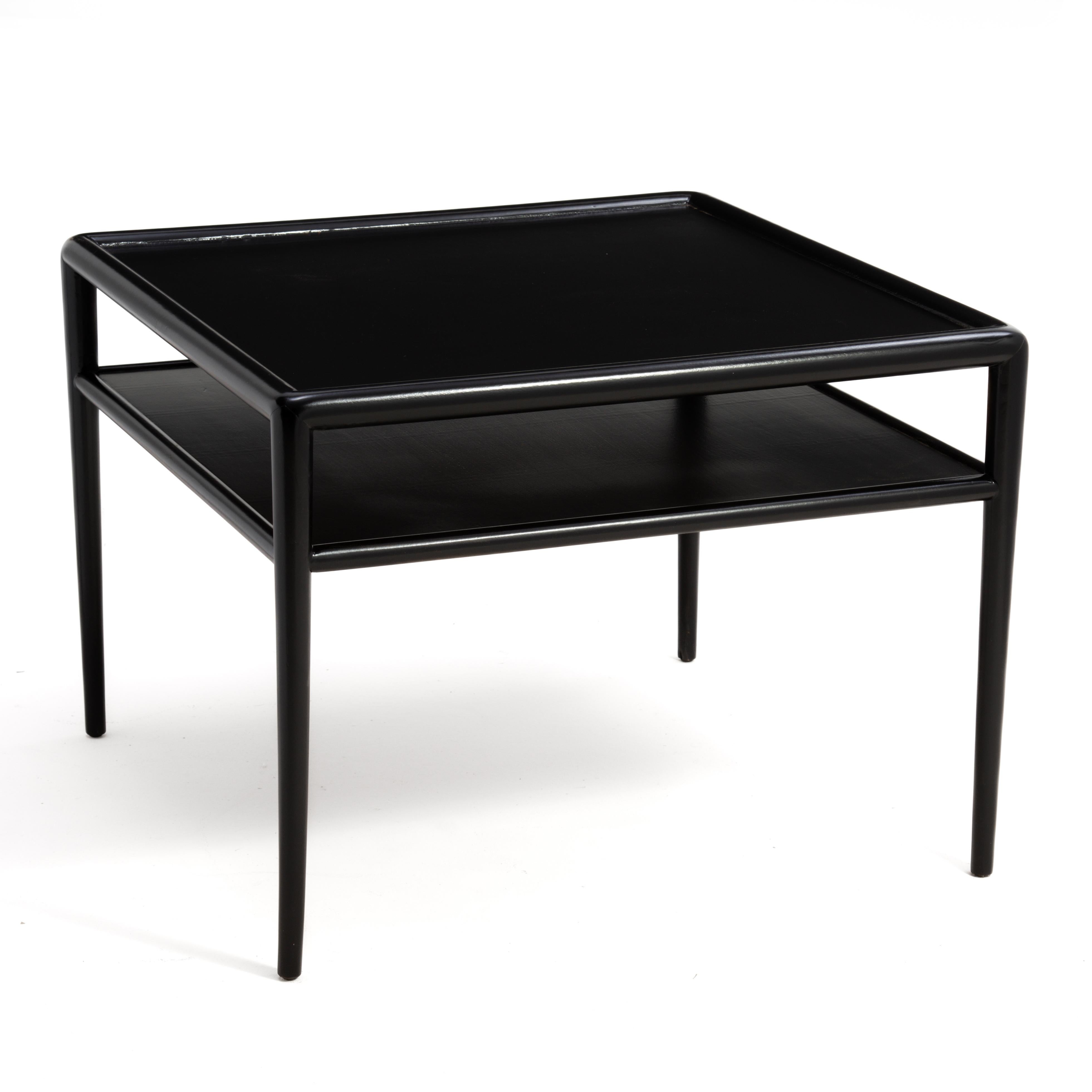 Mid-20th Century T.H. Robsjohn Gibbings Widdicomb Square Side End Tables Model 1781 1950s a Pair For Sale