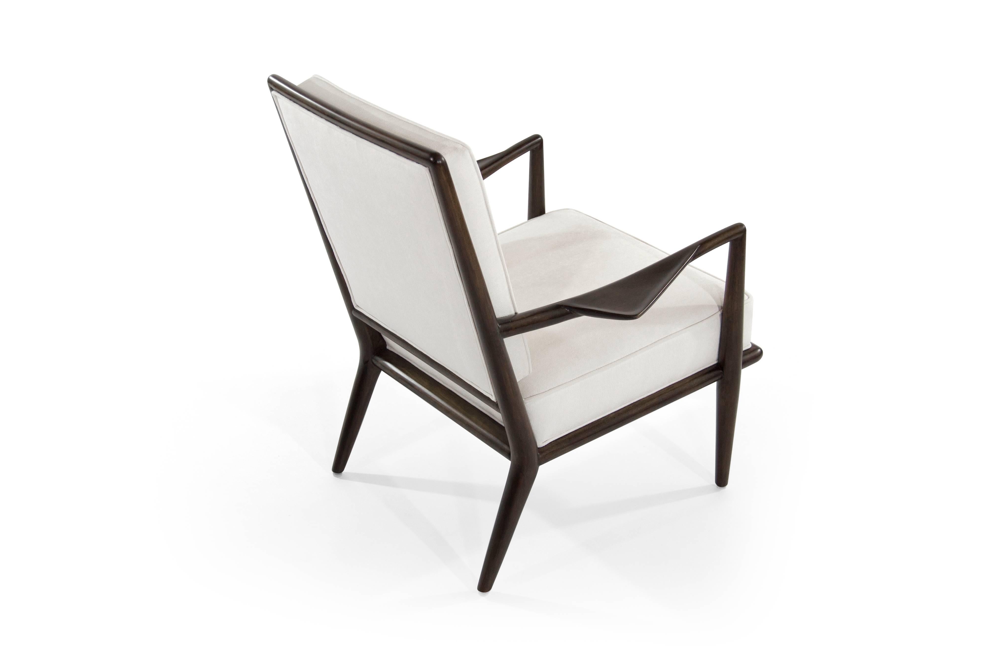 20th Century T.H. Robsjohn-Gibbings Wing Arm Lounge Chairs
