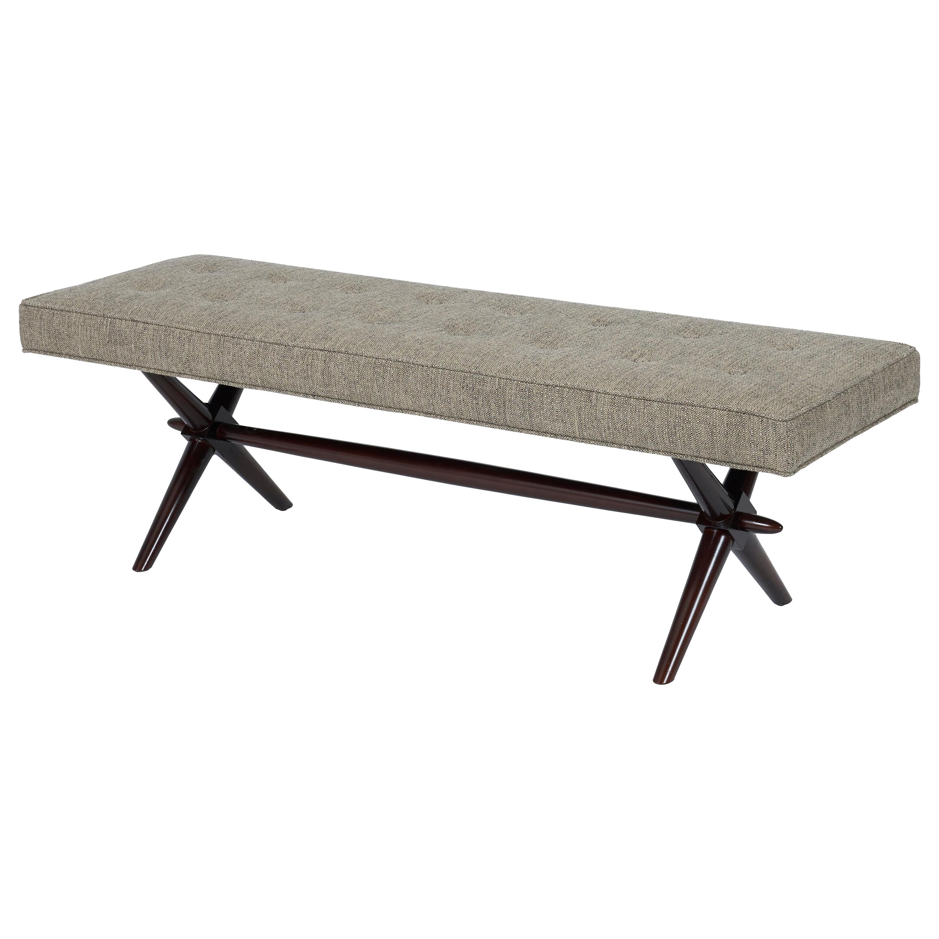 T.H. Robsjohn-Gibbings X-Base Bench