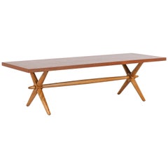 T.H. Robsjohn-Gibbings "X" Base Coffee Table for Widdicomb