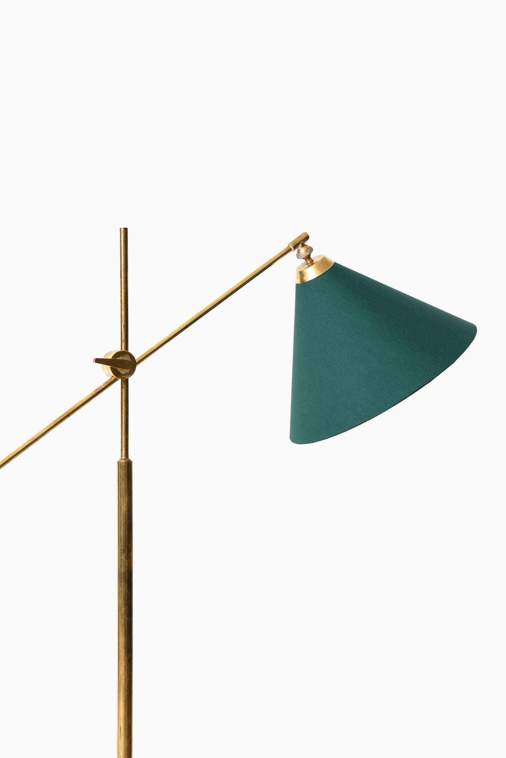 Mid-20th Century T.H. Valentiner Floor Lamp Produced by Poul Dinesen in Denmark For Sale