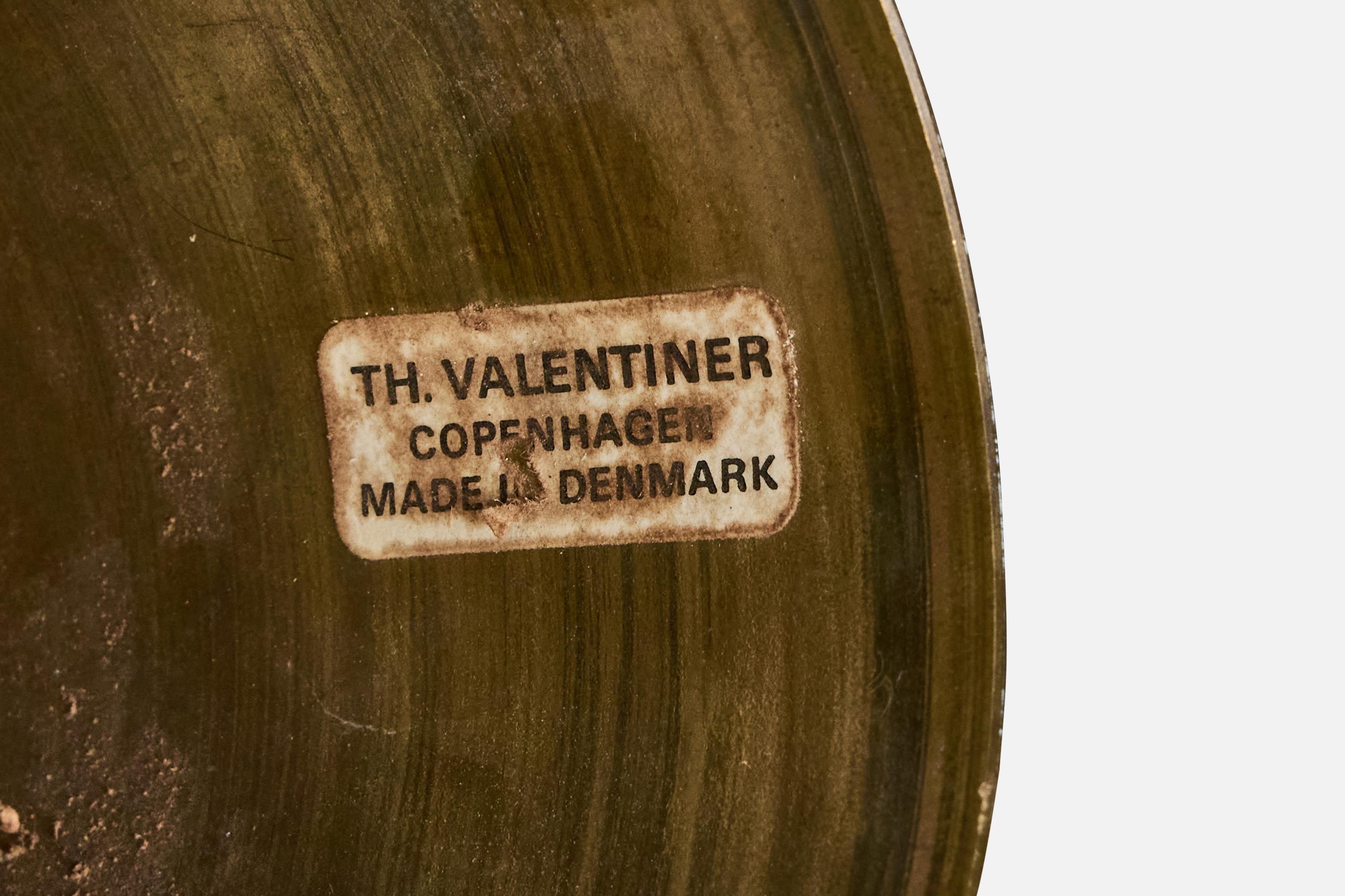 T.H. Valentiner, Pendant Light, Brass, Denmark, 1960s For Sale 4