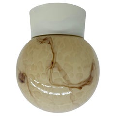 Thabur Deckenlampe aus marmoriertem Glas, 1930er Jahre, Niederlande