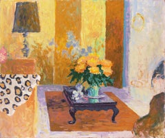 'The Sun Room', Impressionist Interior, Stanford, Cranbrook, California artist