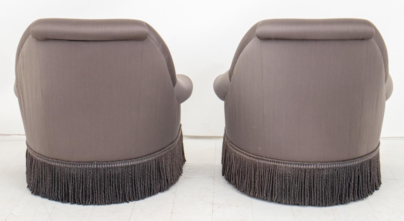Thad Hayes Designed Swivel Arm Chairs, 2 For Sale 2