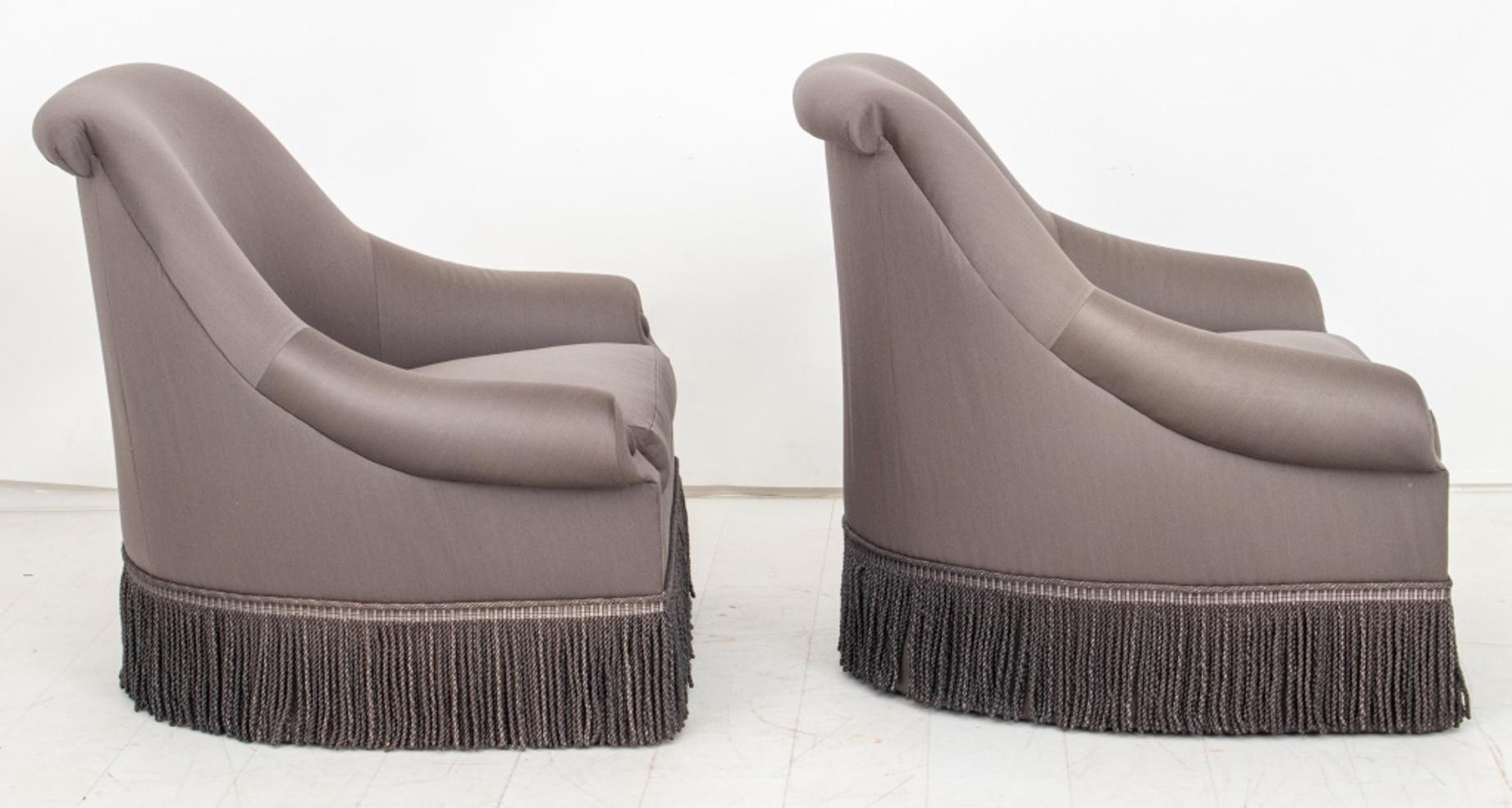 Thad Hayes Designed Swivel Arm Chairs, 2 3