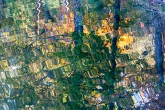 'Fall Pool' - abstract landscape photography - water - patterns - vivid colors