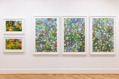 'Tangled Blooms' - abstrakte Landschaftsfotografie - blumig - Zinnien - Kosmos