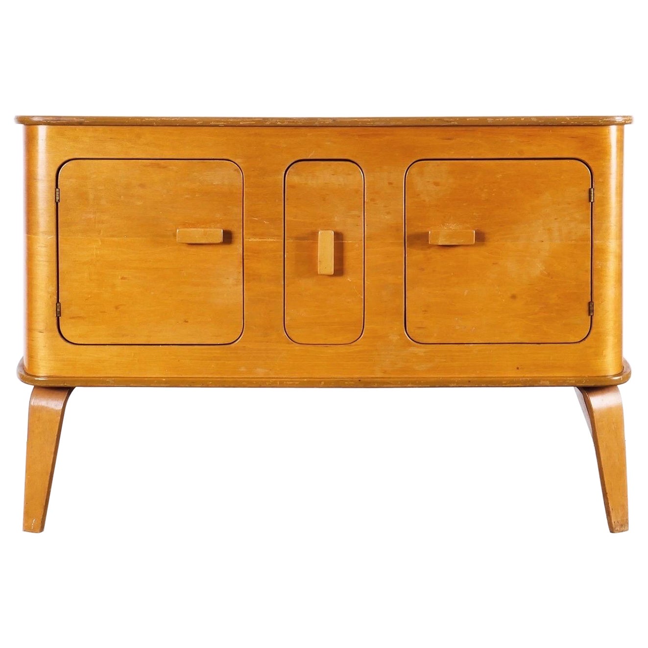 Thaden-Jordan Mid Century Bentwood Cabinet