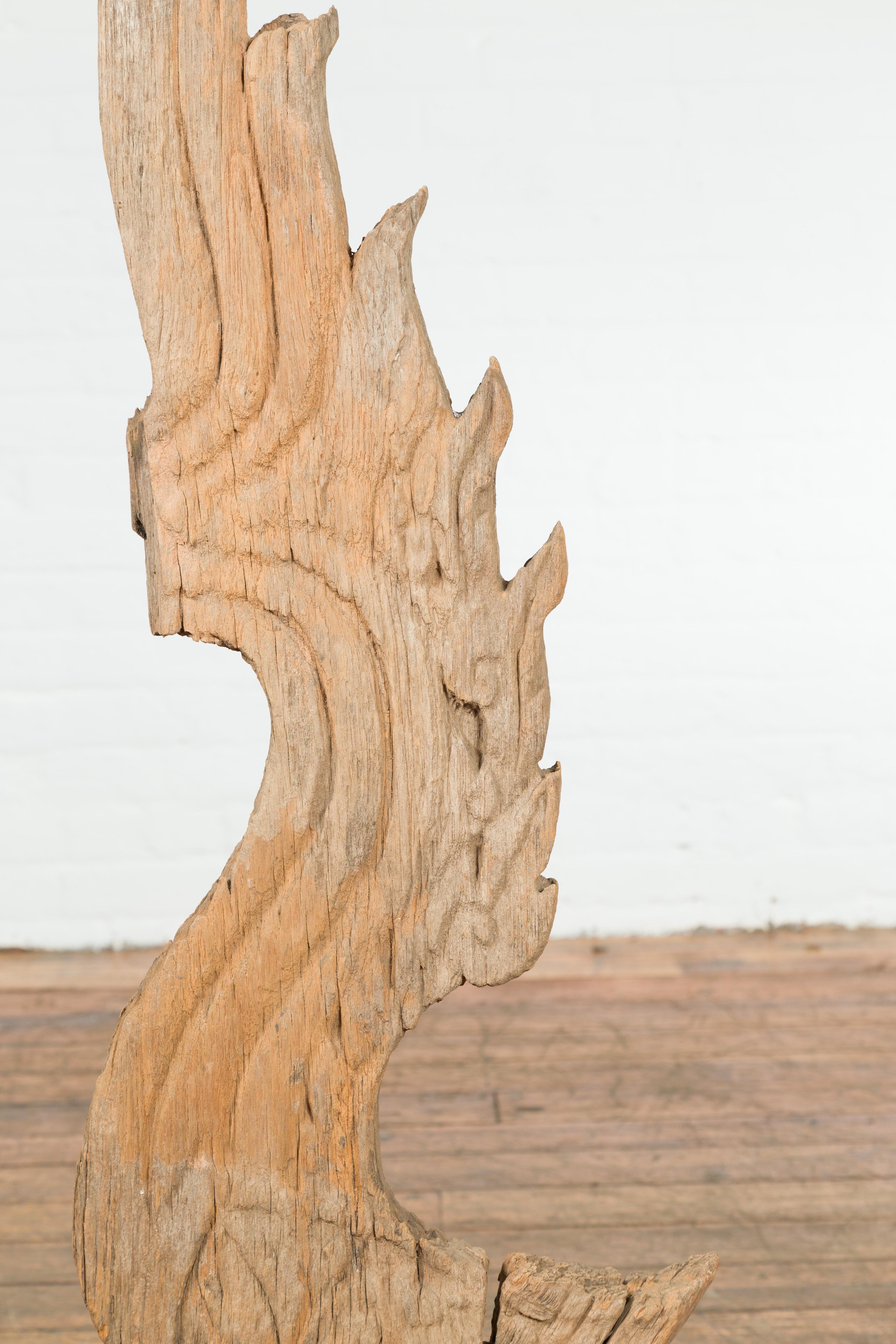 wood carving dragon