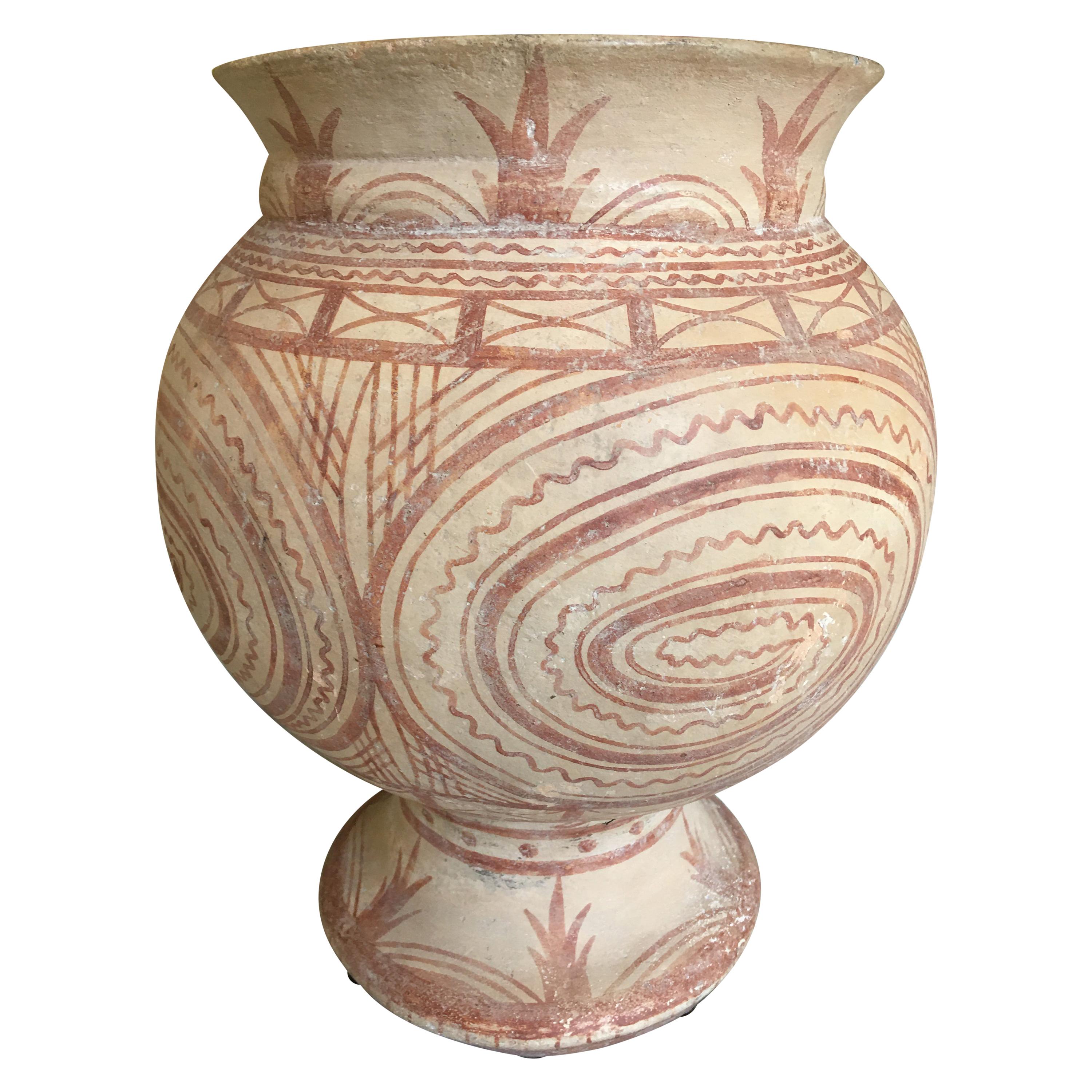 Thai Ancient Ban Chiang Painted Pottery Vessel, circa 300 BC