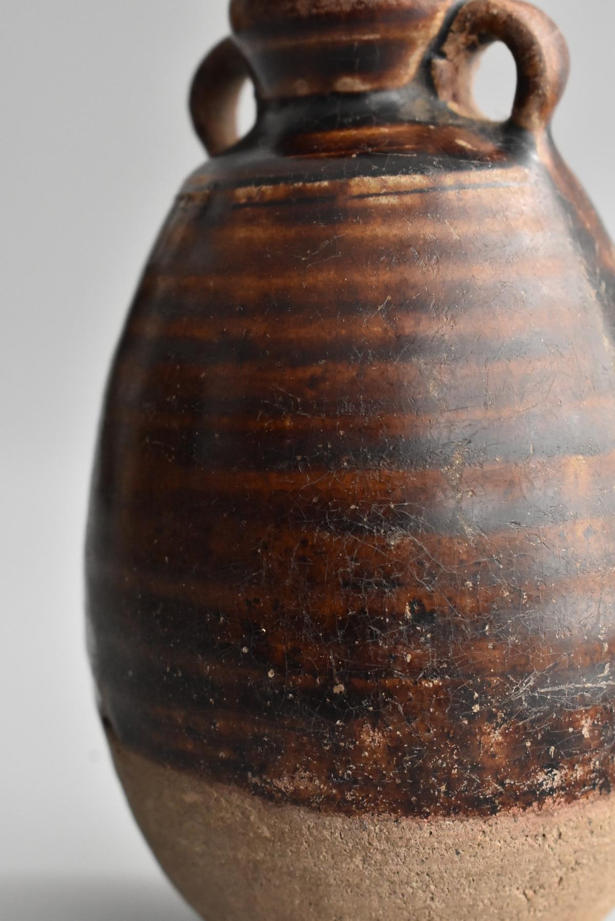 Thai Antique Bottle 15th Century / Old Vase / Southeast Asian Antiques 2