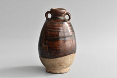 Thai Antique Bottle 15th Century / Old Vase / Southeast Asian Antiques