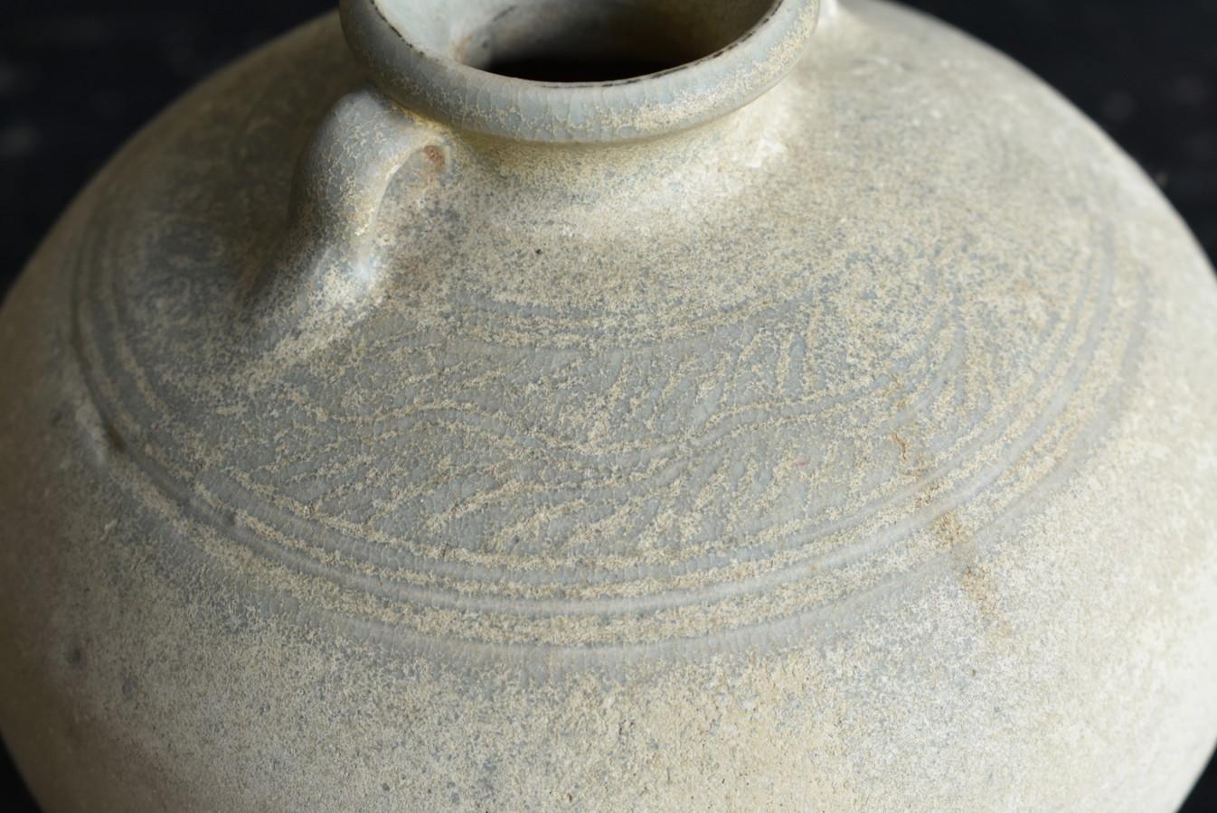Thai antique pottery jar/15th to 16th century/excavated pottery 5