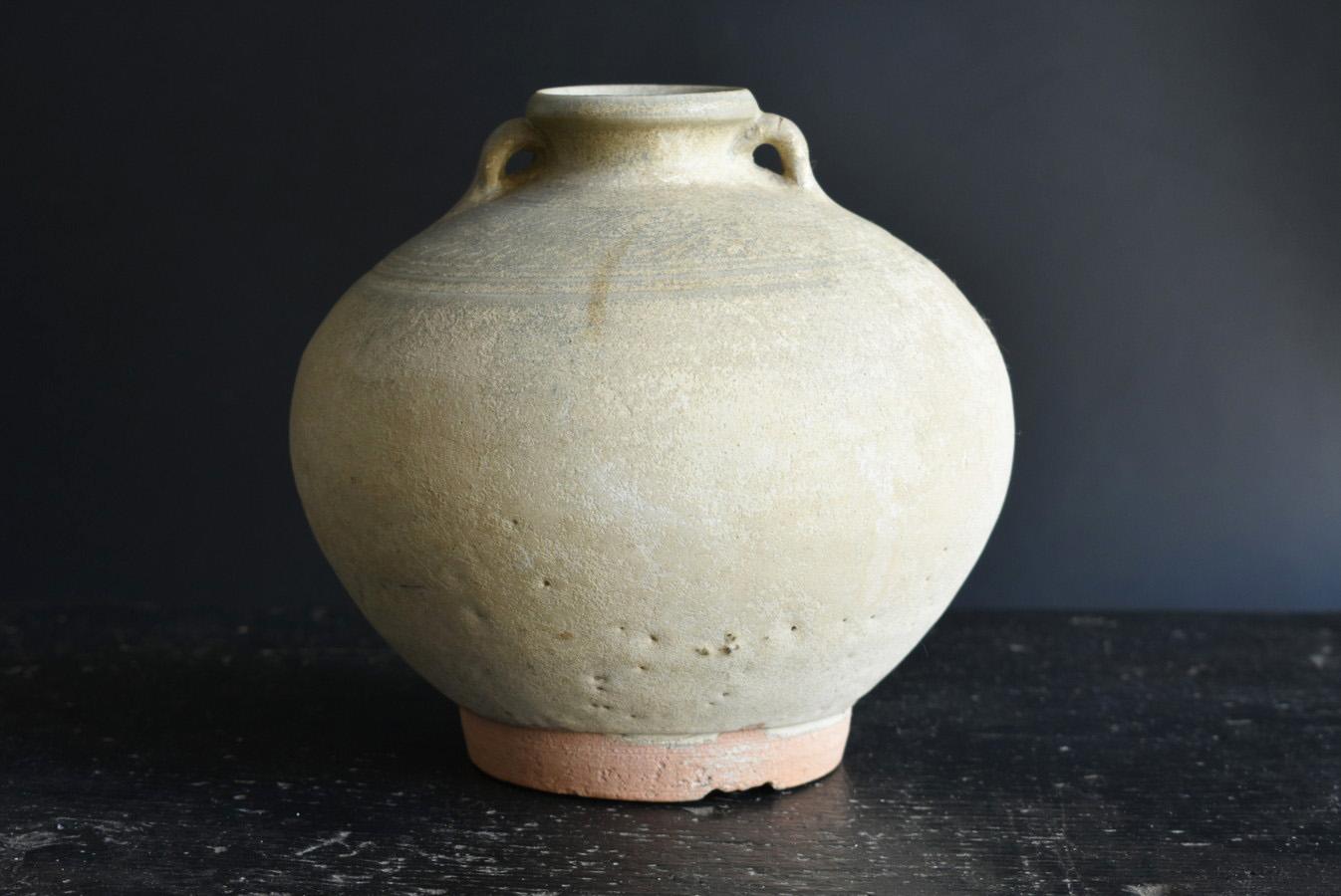 Thai antique pottery jar/15th to 16th century/excavated pottery In Good Condition In Sammu-shi, Chiba