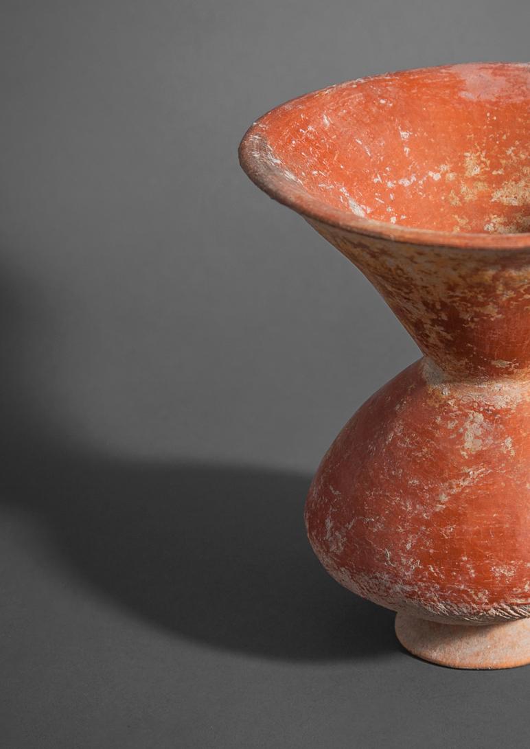 18th Century and Earlier Thai Ban Prasat Ware Vase For Sale