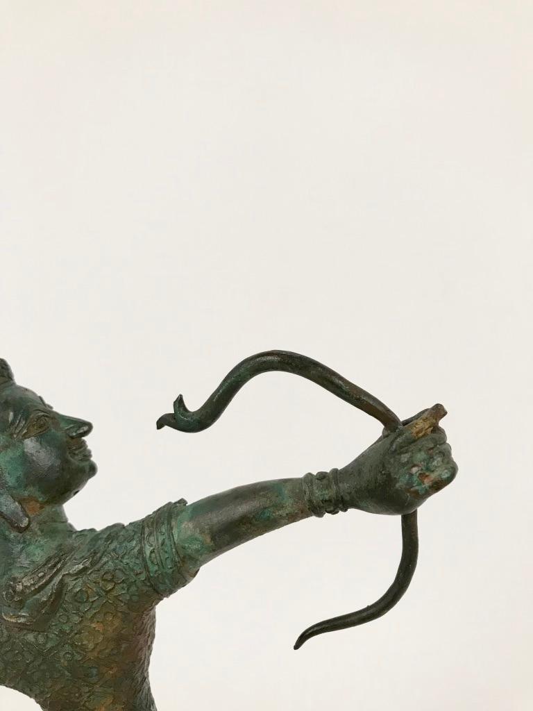 Thai Bronze of Rama as an Archer 2