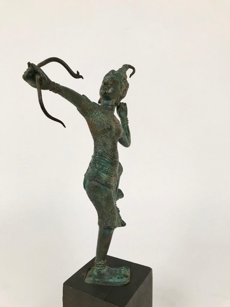 Thai Bronze of Rama as an Archer 4