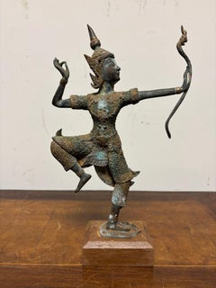 Thai Bronze of Rama as an Archer