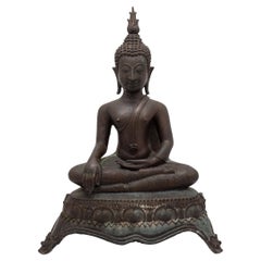 Thai Bronze Seated Buddha, c. 1850