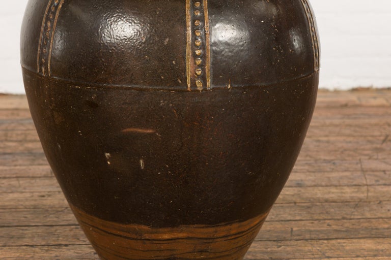 Tsang Rustic Cream Finished Glass Vase