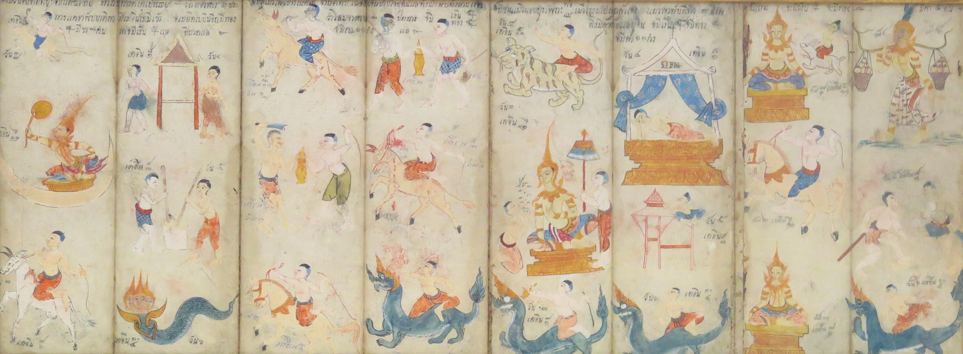 19th Century Thai Buddhist Painting