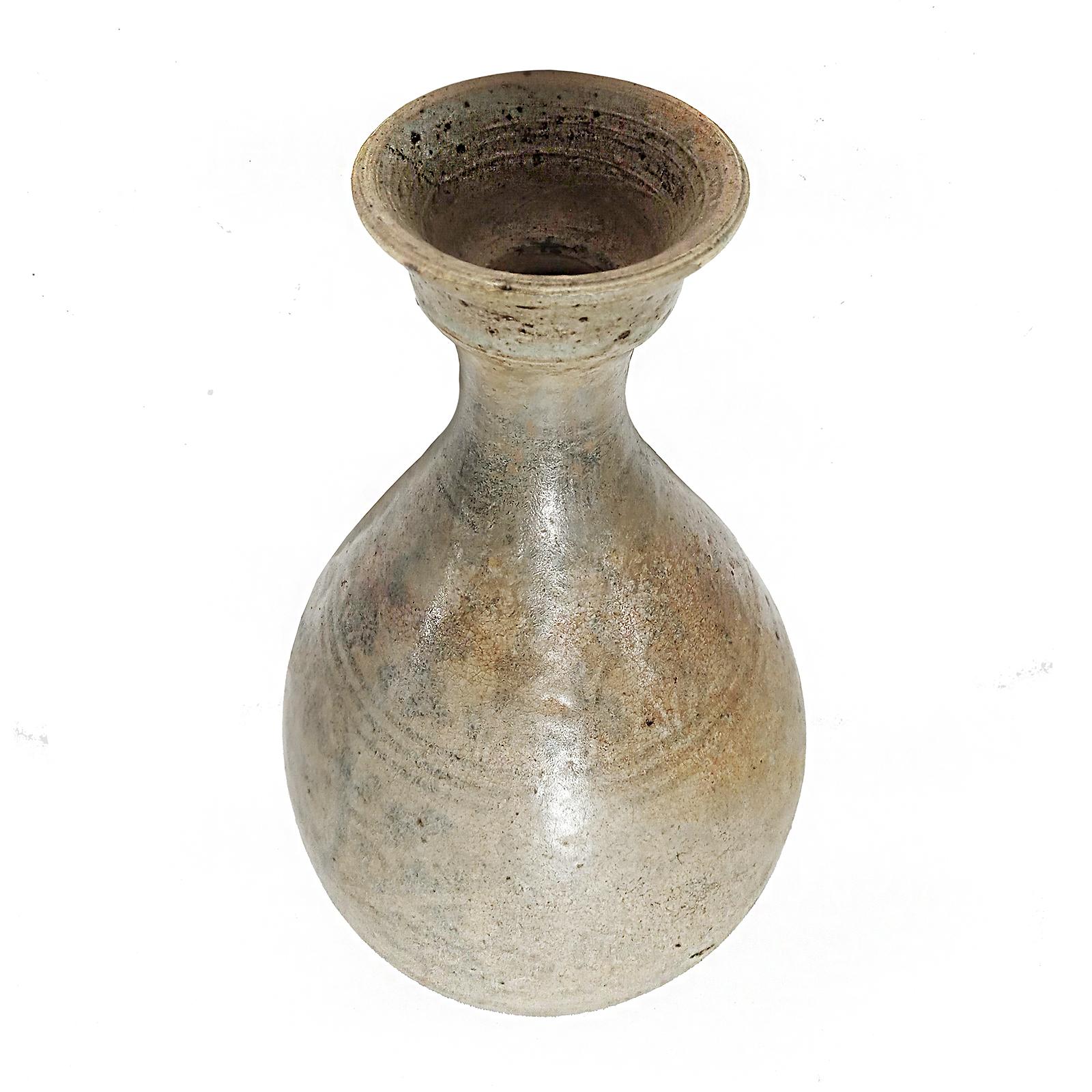 Earthenware Thai Ceramic Vase, Mid 19th Century For Sale