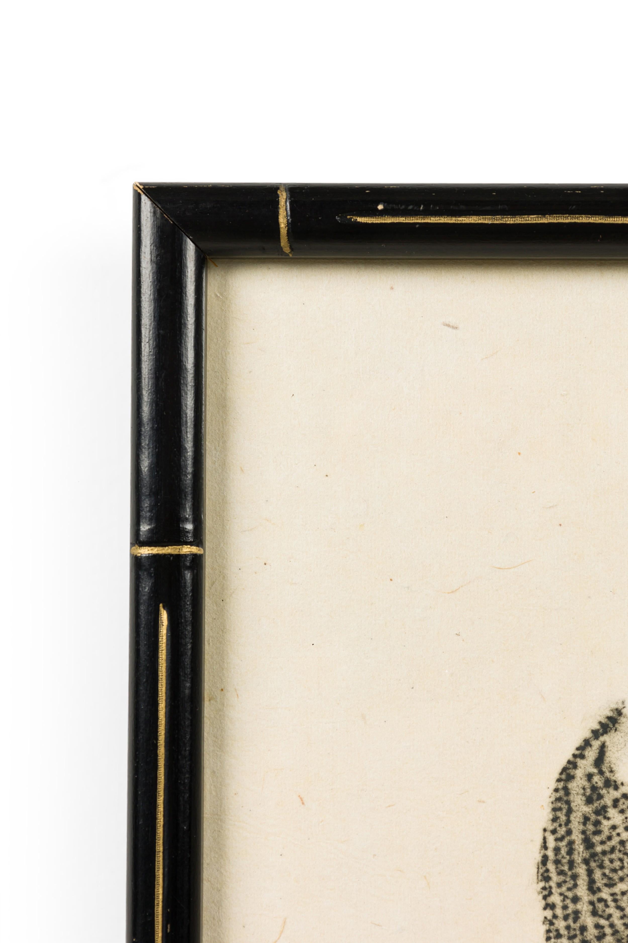 Autre Fusain thaïlandais d'un homme et d'une femme en vente