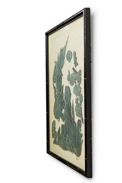 Thai Charcoal Rubbing painting of Budda