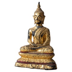 Thai Gilt Bronze Buddha, 19th Century