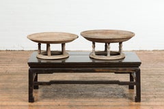 Thai Offering Tray to Display Food in Front of the Buddha, with Natural Patina