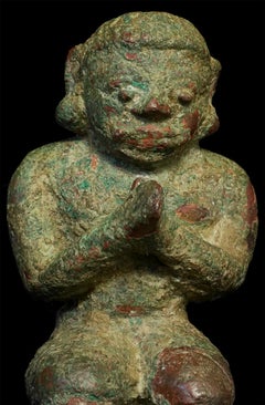 Thai or Cambodian Hindu or Buddhist Giant from Ramakien-6-13thC- Solid Cast 7566