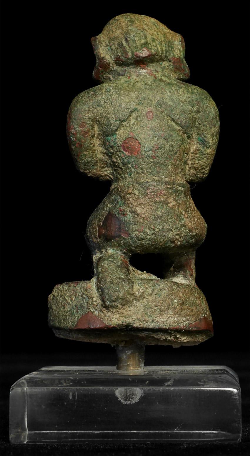 18th Century and Earlier Thai or Cambodian Hindu or Buddhist Giant from Ramakien-6-13thC- Solid Cast 7566 For Sale