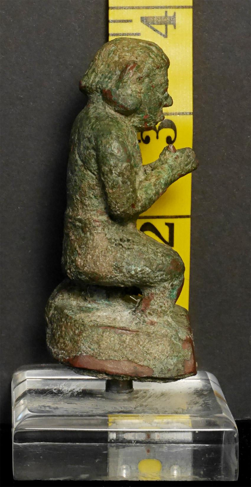 Thai or Cambodian Hindu or Buddhist Giant from Ramakien-6-13thC- Solid Cast 7566 For Sale 3