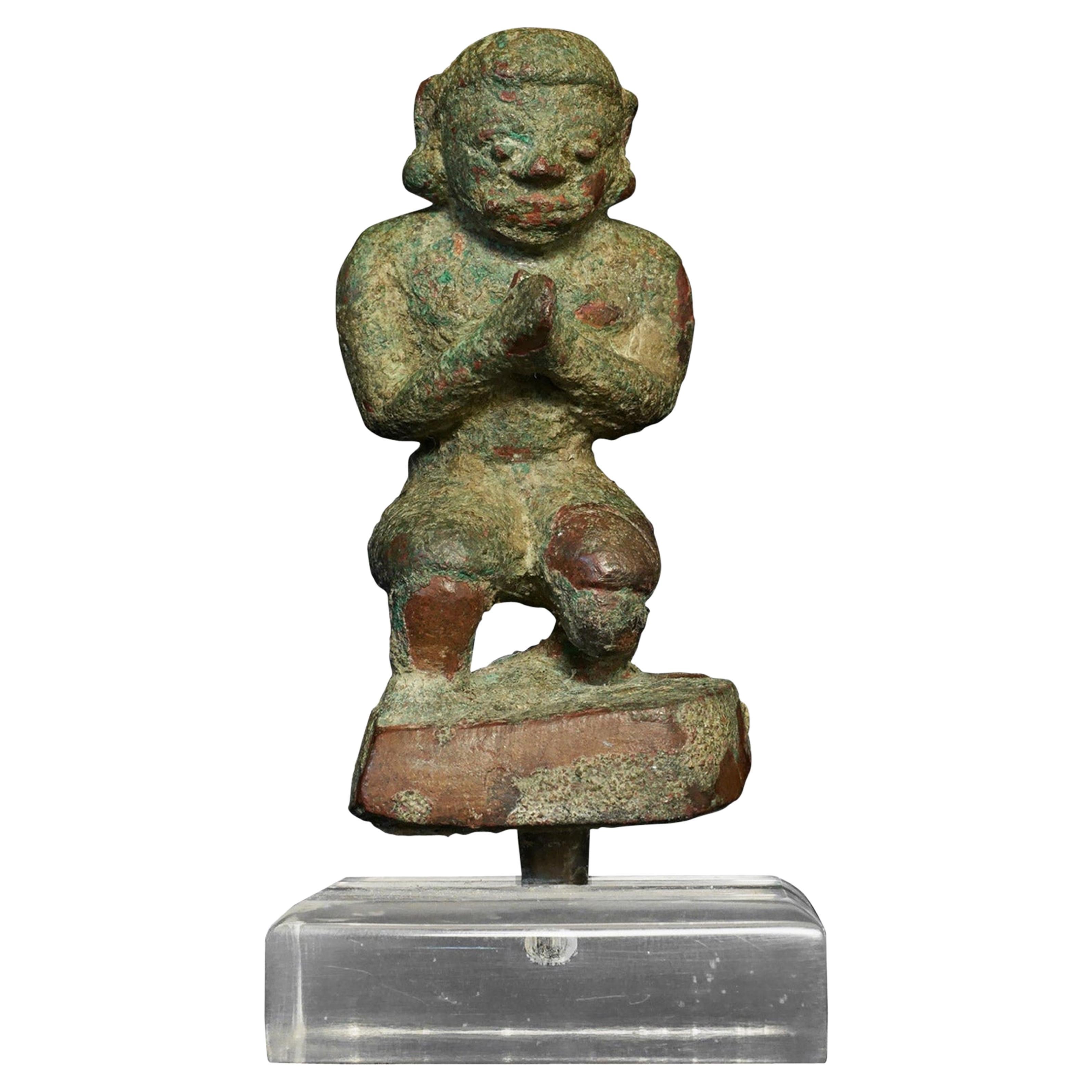 Gigante induista o buddista tailandese o cambogiano di Ramakien - VI-XIII secolo - fusione solida 7566