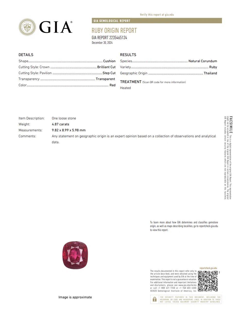 Thai Ruby GIA and Diamond Platinum Statement Earrings For Sale 2