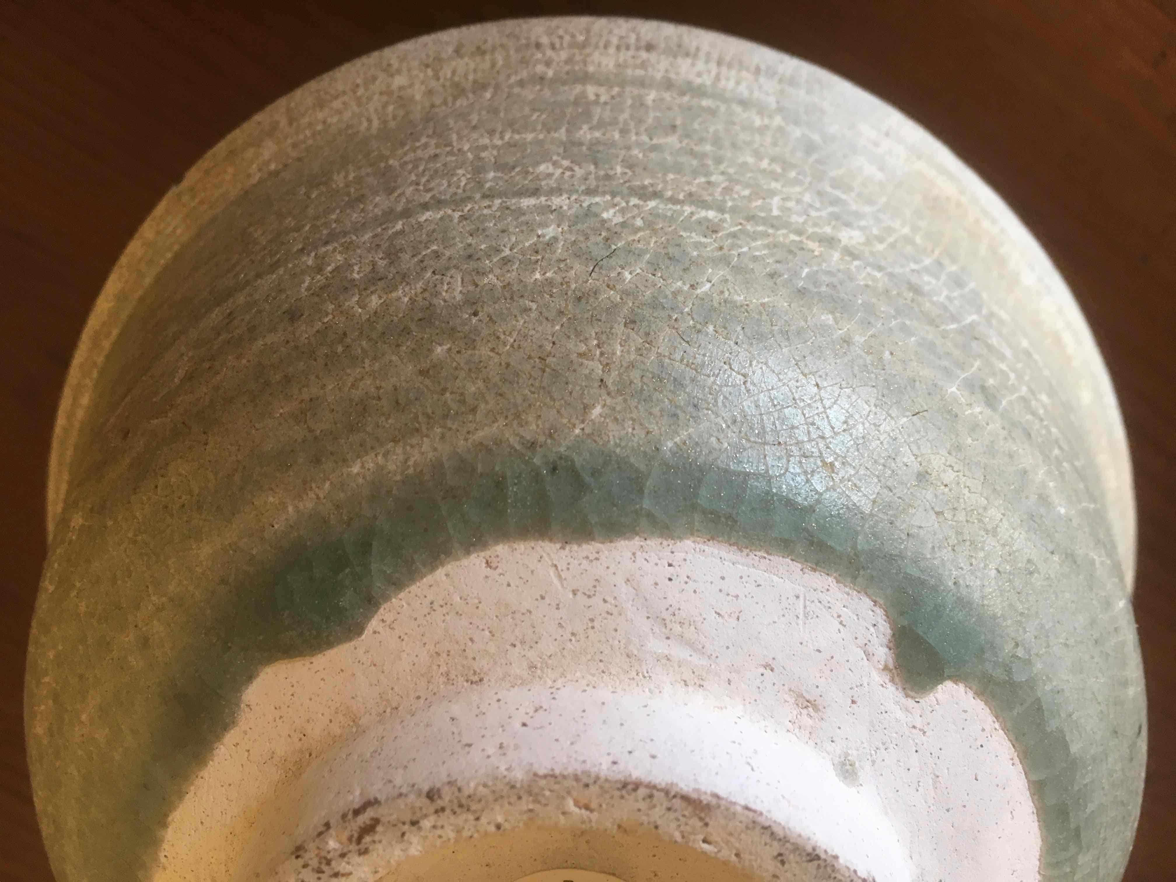 Hand-Crafted Thai Si Satchanalai Celadon Bowl, 15th Century For Sale