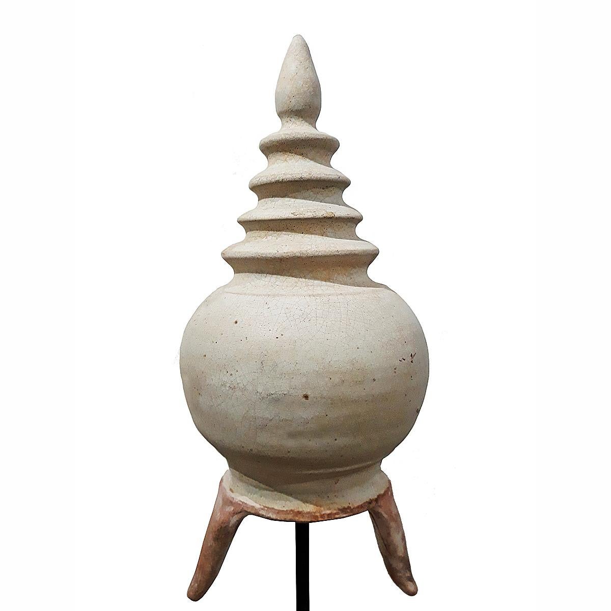 Thai Stupa Ceramic Details 7