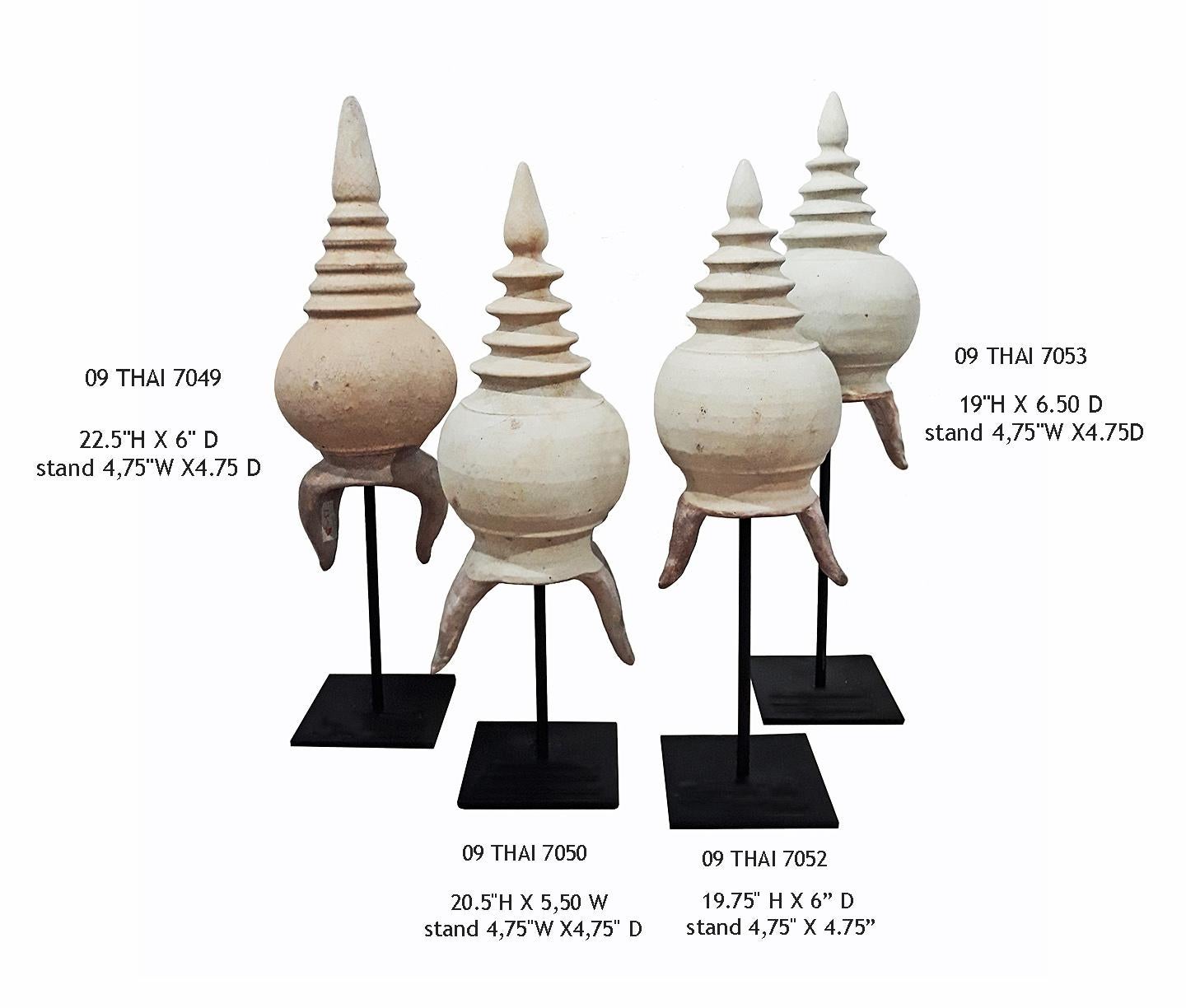 Thai Stupa Ceramic Details 8