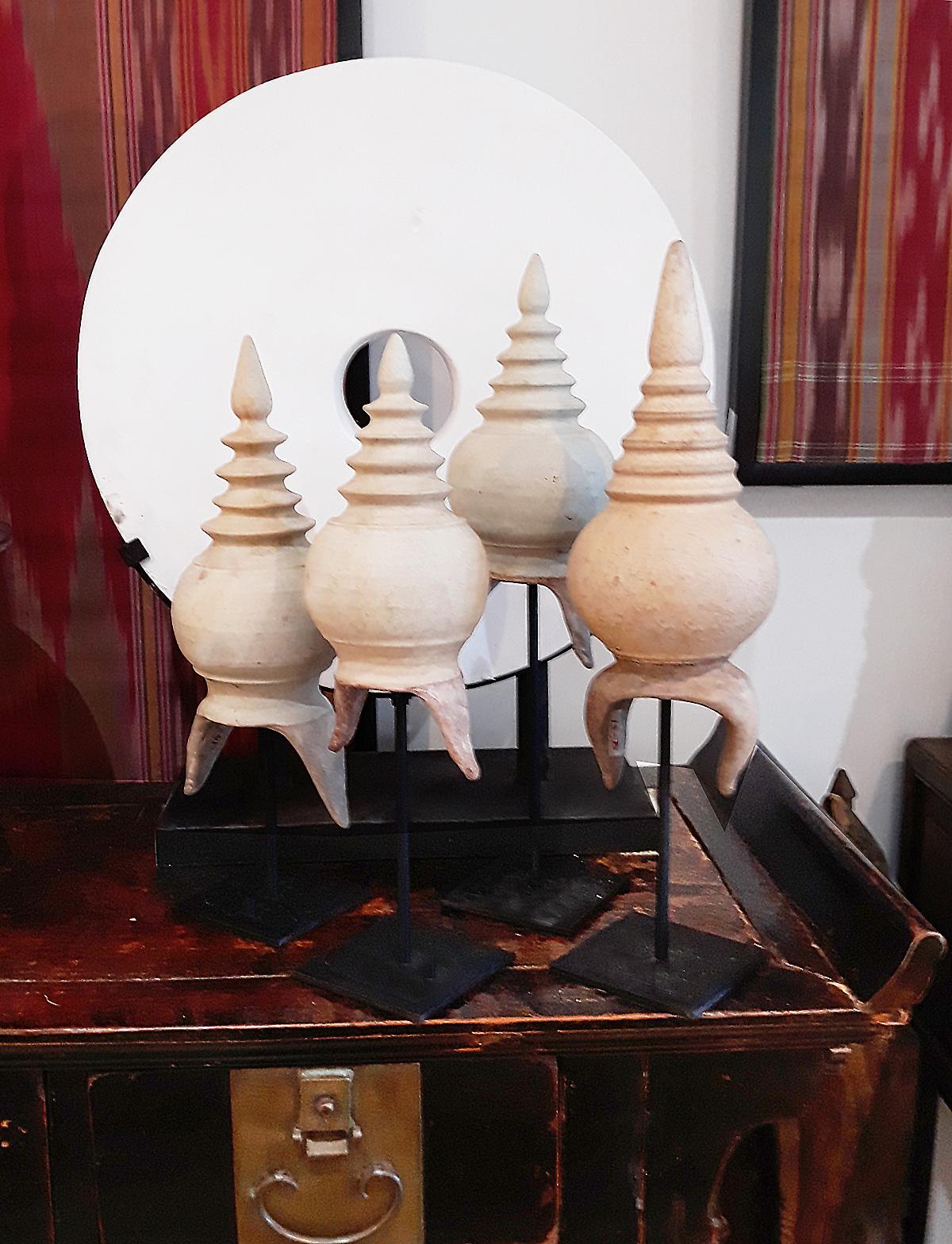 Thai Stupa Ceramic Details 9