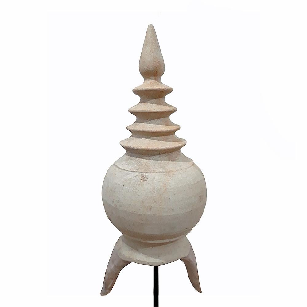 Thai Stupa Ceramic Details 1