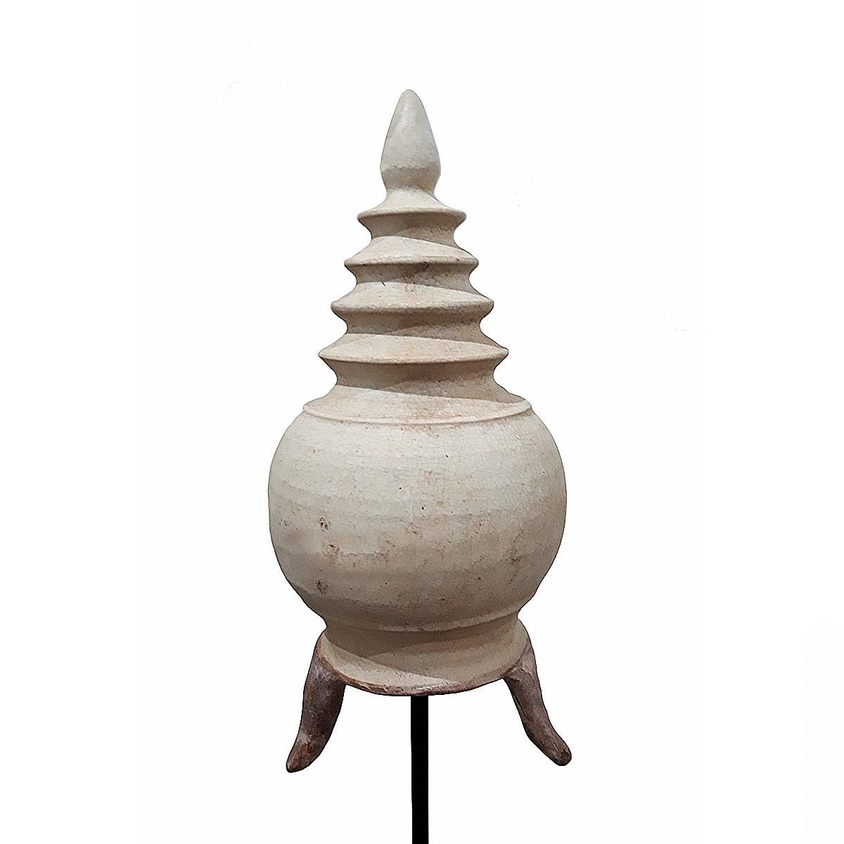 Thai Stupa Ceramic Details 2