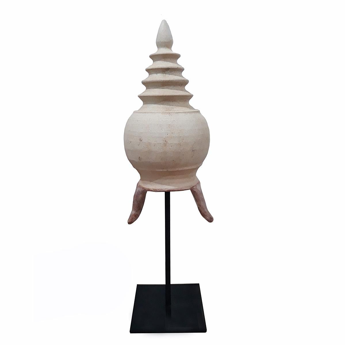 Thai Stupa Ceramic Details 3