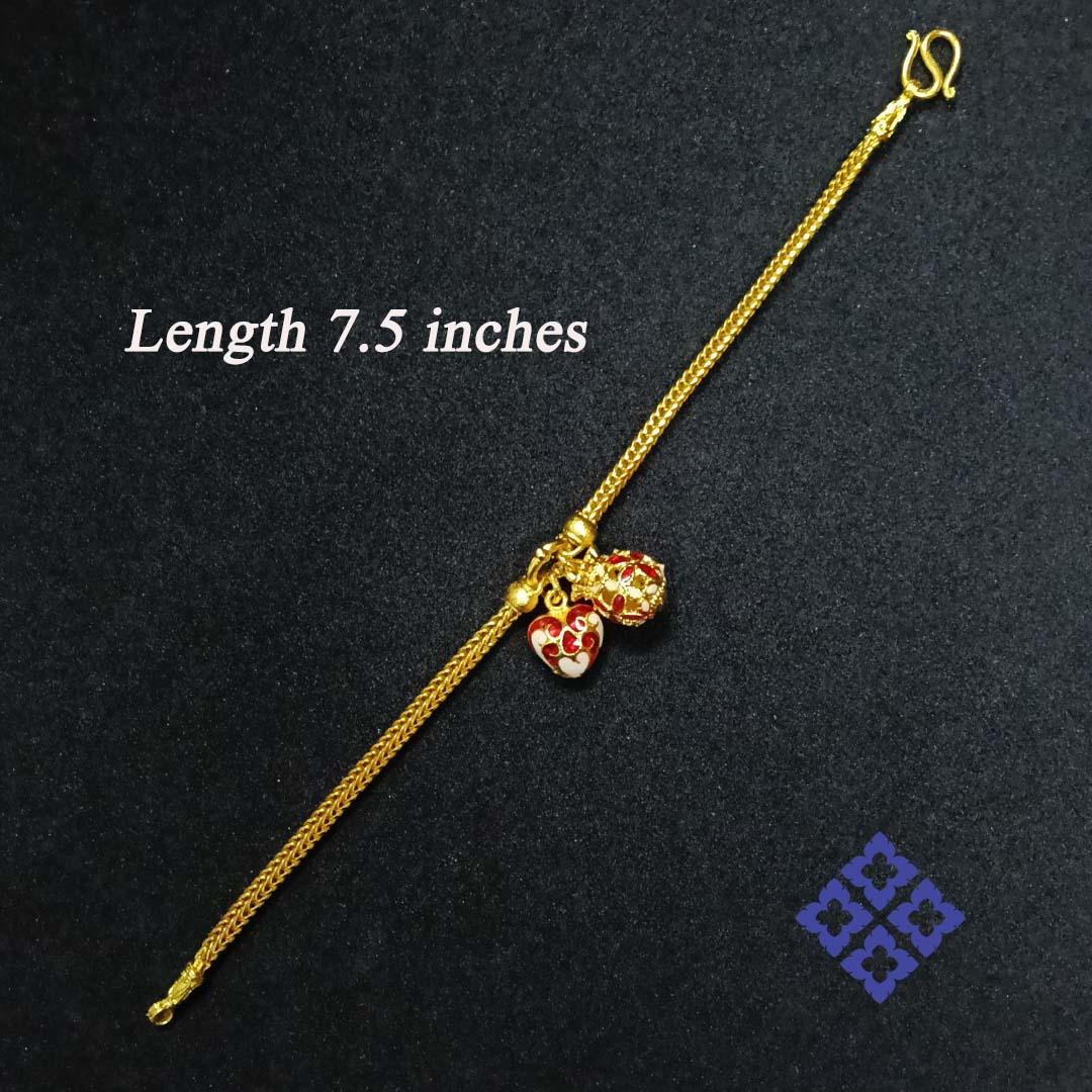 Byzantine Thai sukhothai gold bracelet. Brass + silver on 24K Goldplated. For Sale