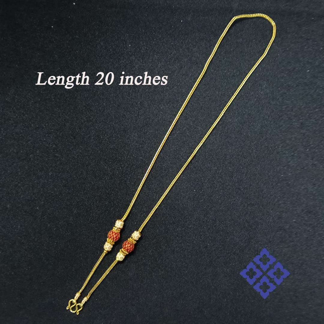 Women's Thai sukhothai gold necklace. Brass + silver on 24K Goldplated. For Sale