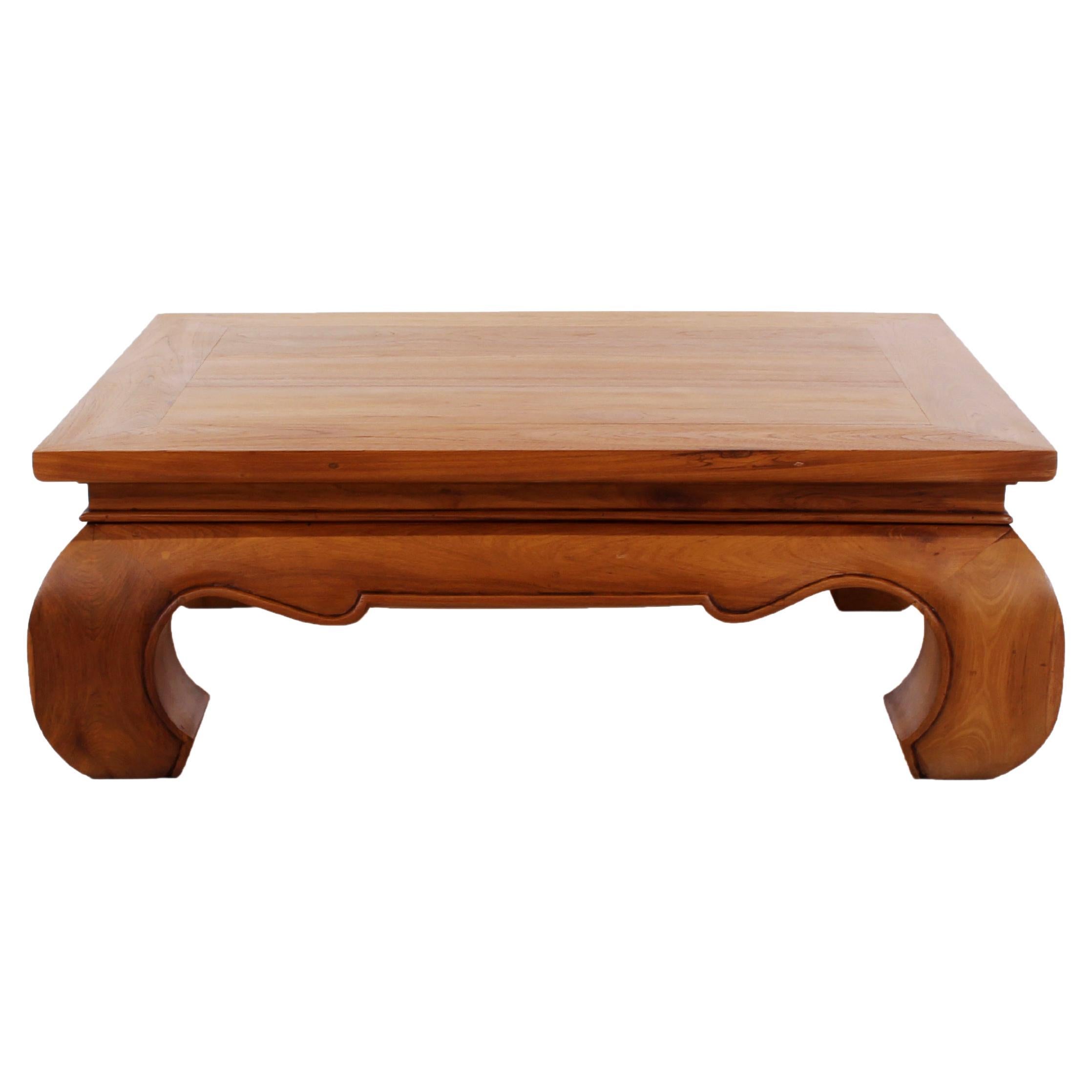 Andrianna Shamaris Organic Charred Teak Wood Coffee Table at 1stDibs